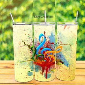 Music Note Tumbler (can be customized )